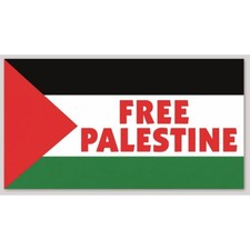 6  Inch FREE Palestine Country Of Vinyl Flag Sticker Decal picture