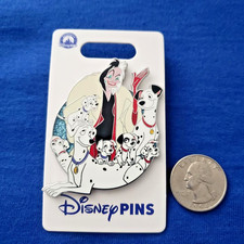 2025 Disney Parks Family Cluster 101 Dalmatians Cruella Pongo Perdita OE Pin picture