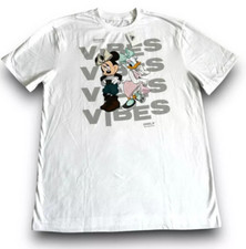 Disney Parks 2024 Minnie Mouse Daisy Good Vibes Only shirt White Size  XL picture