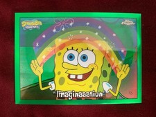 DAMAGED 2025 Topps Chrome SpongeBob SquarePants #64 Imagination Green Kelp picture