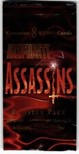 EMPTY Wrapper Illuminati Assassins Trading Card  picture