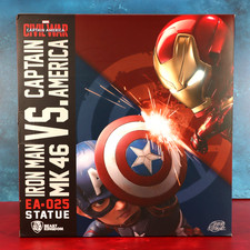 Beast Kingdom Egg Attack Statue EA-025 Iron Man MK46 Vs Captain America 2017 New picture