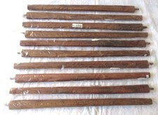 10 Wood Peace Pipe Stems 24