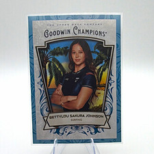 Upper Deck 2026 Goodwin Champions Bettylou Sakura Johnson Turquoise #79 picture