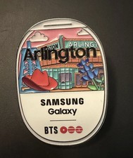 BTS World Tour Arirang Arlington Samsung Galaxy Pinback Button Pin picture