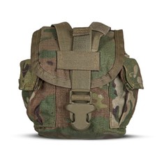 DAMAGED - Army 1 QT General Purpose Canteen Pouch Molle II Multicam OCP Woodland picture