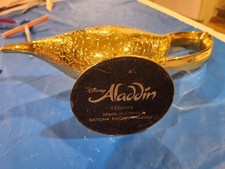 This gold-plated replica of the Cave of Wonders magic lamp from Disney's Aladdin picture