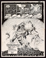 Original Art from Curse of Rune #2 (1995) Pages 2-3 by Kyle Hotz picture