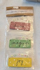 Creative Imaginations Little Inspirations Fridge Magnet Set Dream Imagine Joy picture