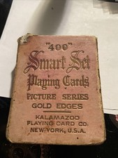 1909 Smart set playing cards picture series gold edges picture