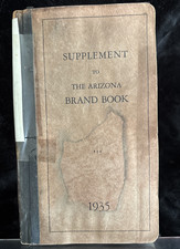 SUPPLEMENT to The Arizona BRAND BOOK -  Registered Brands up to November 8, 1935 picture