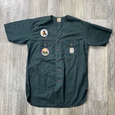 Vintage 1940s 40s Boy Scouts Explorers BSA Jamboree Patches Uniform Shirt picture