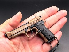 1:3 Beretta 92F Keychain Pistol Sand Color….CASE INCLUDED picture