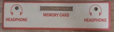 SNK NEO-GEO MEMORY  / HEADPHONES STICKER NEW OLD STOCK ORIGINAL  7.5 X 2