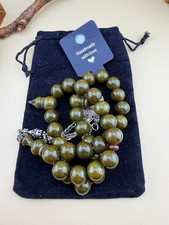 VTG Sandalus 33-bead Islamic Prayer Rosary Tasbih N696  مسبحة مسباح مسكي سندلس picture