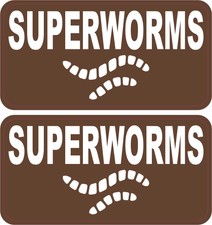 Superworms Stickers Car Truck Vehicle Bumper Decal picture