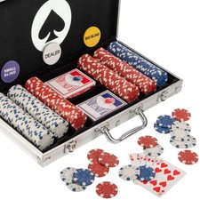 Trademark Poker 11.5g Poker Set - 300 Chips for Texas Hold'em Blackjack picture