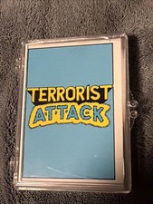 Complete 35 Card Set Terrorist Attack Cards 1987 Piedmont Co. With Plastic Case picture