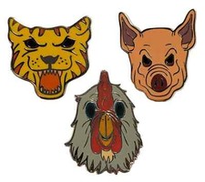 Hotline Miami pin set A picture