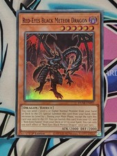 YUGIOH DUNE-EN095 Red-Eyes Black Meteor Dragon Super Rare 1ST EDITION  picture