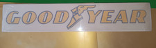 x2 lot YELLOW TIRE VINTAGE Sticker / Decal ORIGINAL OLD STOCK RACING picture