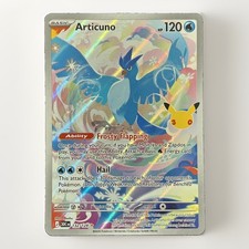 Pokemon TCG 30th Celebrations Articuno 132/128 Illustration Rare (IR)- NEAR MINT picture