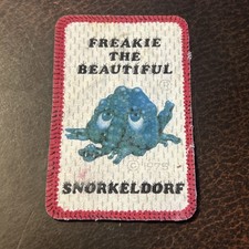 Vintage 1970-80s Cereal Box Premium Toy Freakies Cereal Iron On Snorkeldorf picture