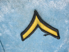 Private Chevron Military Patch picture