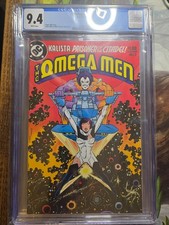 The Omega Men #3 (DC Comics June 1983) CGC 9.4 1`st Lobo (cracked case see desc) picture