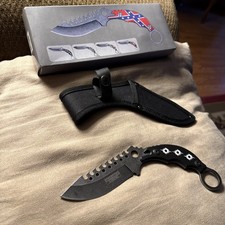 Defender Extreme With 4” Blade And Curved Handle W/sheath & W.belt Loop picture