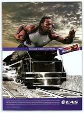 2006 EAS Myoplex Print Ad, Vernon Davis San Fran 49ers Tight End Thunder Train picture