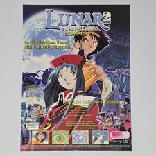 Lunar 2 Eternal Blue Complete PlayStation PS1 Hope Springs Print Ad/Poster picture