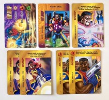 Bishop 1995 Marvel Overpower 7 card lot - Hero + Rare Body Armor Special picture