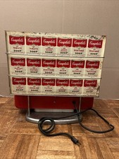 VINTAGE CAMPBELL’S DINER SOUP WARMER DISPLAY W/ SIGN & Soup Holder picture