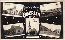 RPPC Enderlin North Dakota Cass County Ransom County Steinman Photo Postcard picture