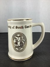 University Of South Carolina Souvenir Display Stein-Ivory & Gold picture