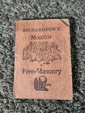 Richardson’s Monitor Of Free-Masonry 1950 Masonic Soft Cover picture