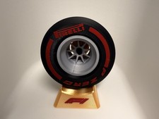 Custom F1 Tire Display Desk Garage Man Cave Decor For The Number One F1 Fan Gift picture