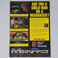 Mega Race 3DO Sega CD Light Years Print Ad/Poster picture