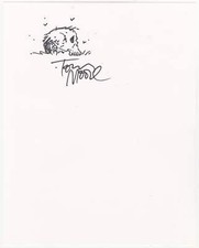 Zombie Skull Original Comic Art by Tony Moore - Walking Dead picture