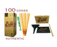 RAW 1 1/4 size pre rolled cone AHTHENTIC  + raw 1/4 size cone loader picture