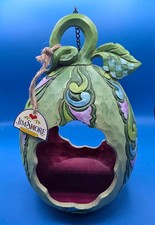 Jim Shore Heartwood Creek Gourd / Watermelon Bird Feeder Holiday Decor picture