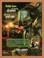 1999 Command & Conquer Tiberian Sun Wal-Mart Original Ad / Promo v7 picture
