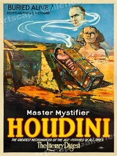 Houdini Master Mystifier 1926 Magic Escape Poster - 18x24 picture