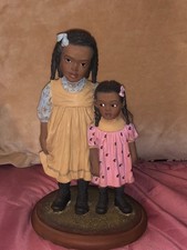 Emma Jane's Babies Bertie Mae & Hattie #2179 African American Folk Art W/ Box picture