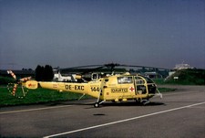 1980s ÖAMTC Heli Air Austria Alouette III OE-EXC Rescue Vintage Photograph picture