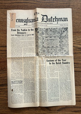 FREE SHIP November 15, 1951 Pennsylvania Dutchman newspaper picture