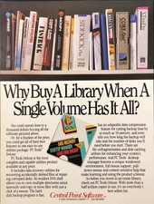 Central Point Software Magazine Ad PC Tools Deluxe PC Magazine 1989 picture