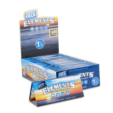 ELEMENTS 25 PK 1 BOX ELEMENTS PERFRCT FOLD 1 1/4 (1.25) ULTRA THIN ROLLING PAPER picture