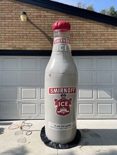 VERY RARE 2002 SMIRNOFF ICE 9’ FOOT TALL INFLATABLE ADVERTISEMENT LIQUOR DISPLAY picture